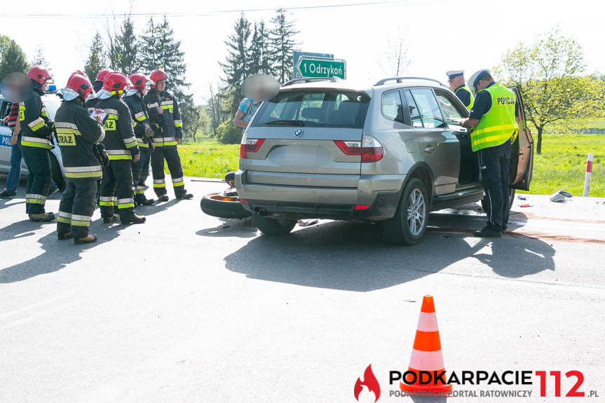 Wypadek w Krośnie na ul. Rzeszowskiej