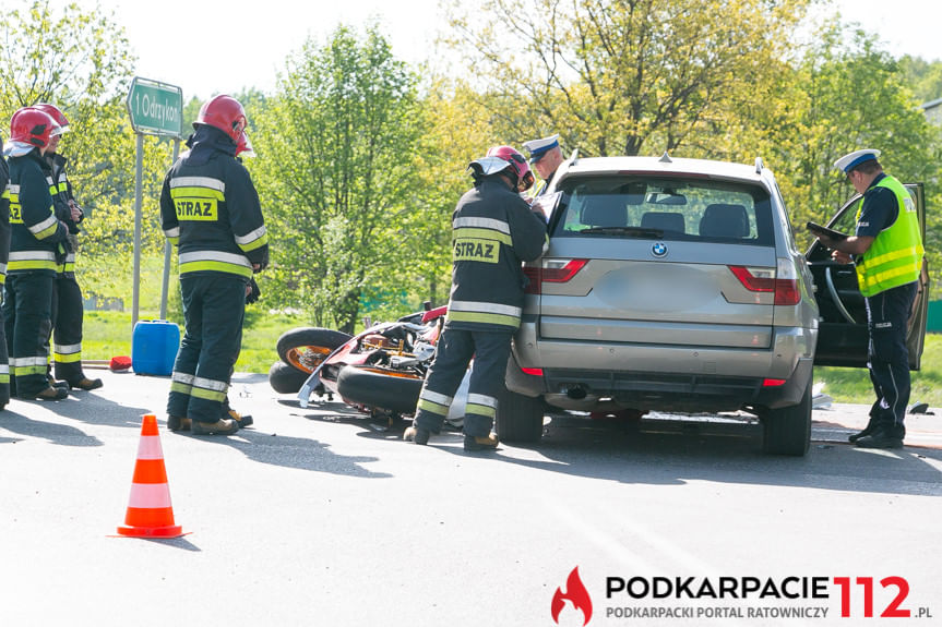 Wypadek w Krośnie na ul. Rzeszowskiej