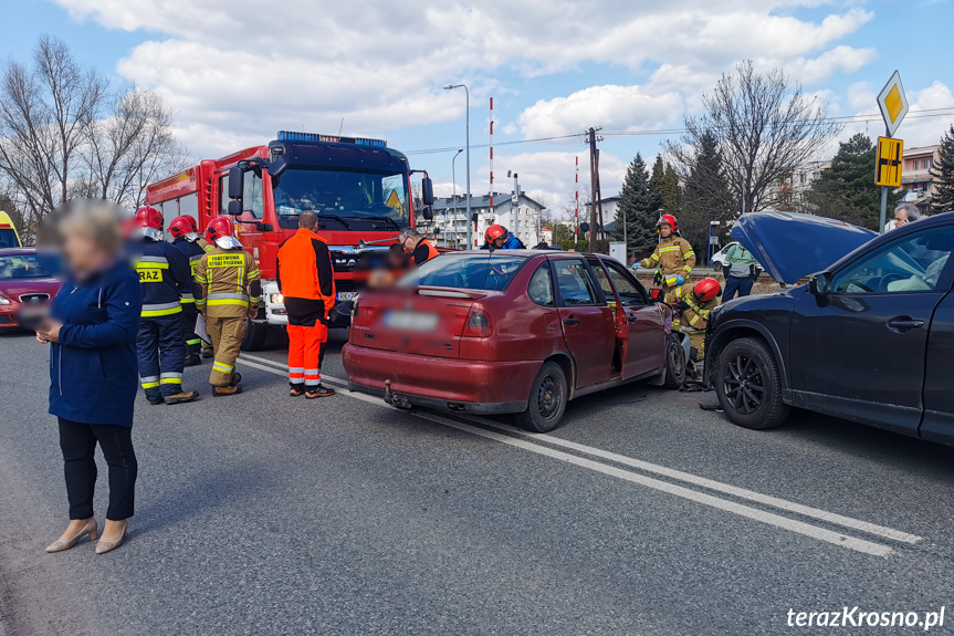 Wypadek w Krośnie