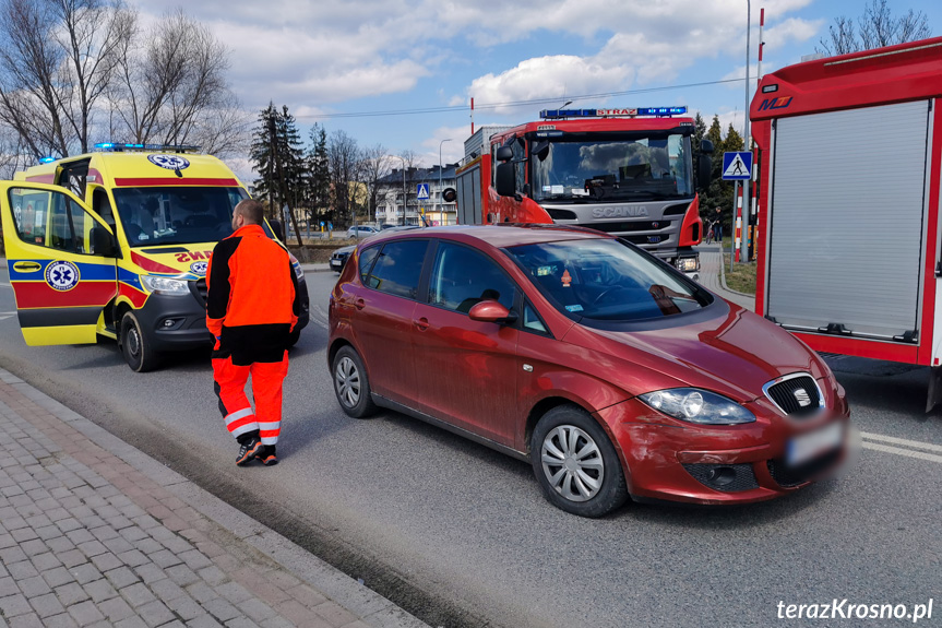 Wypadek w Krośnie