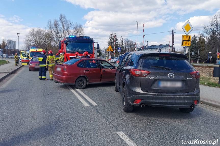 Wypadek w Krośnie