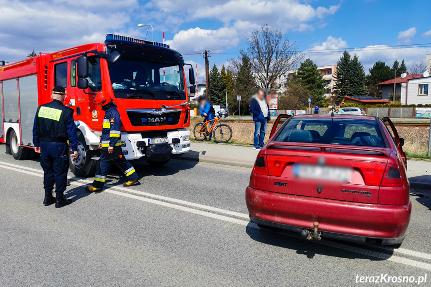 Wypadek w Krośnie