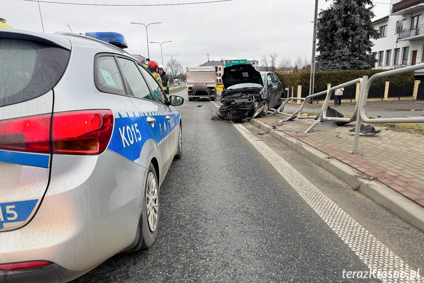 Wypadek w Krośnie