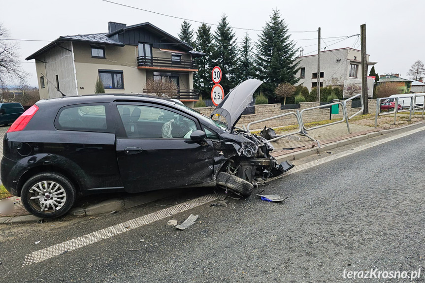 Wypadek w Krośnie