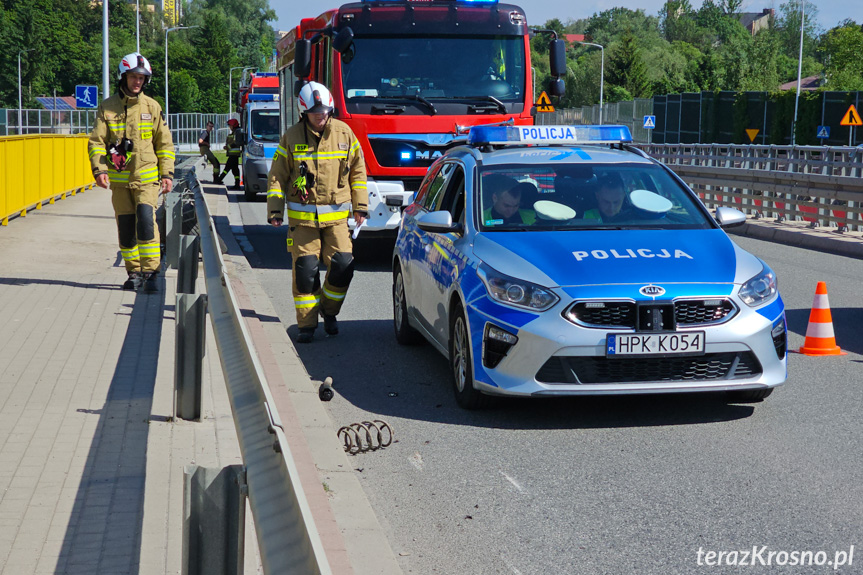 Wypadek w Krośnie