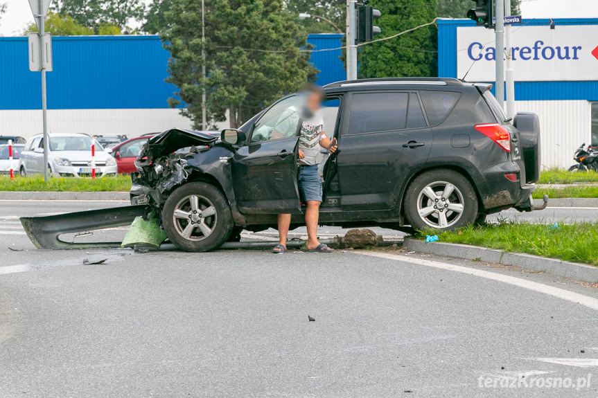 Wypadek w Krośnie