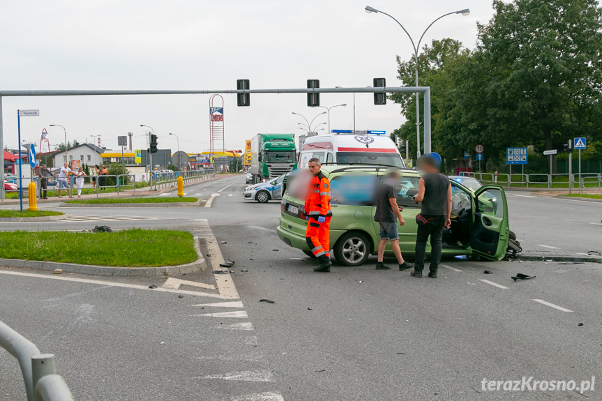 Wypadek w Krośnie