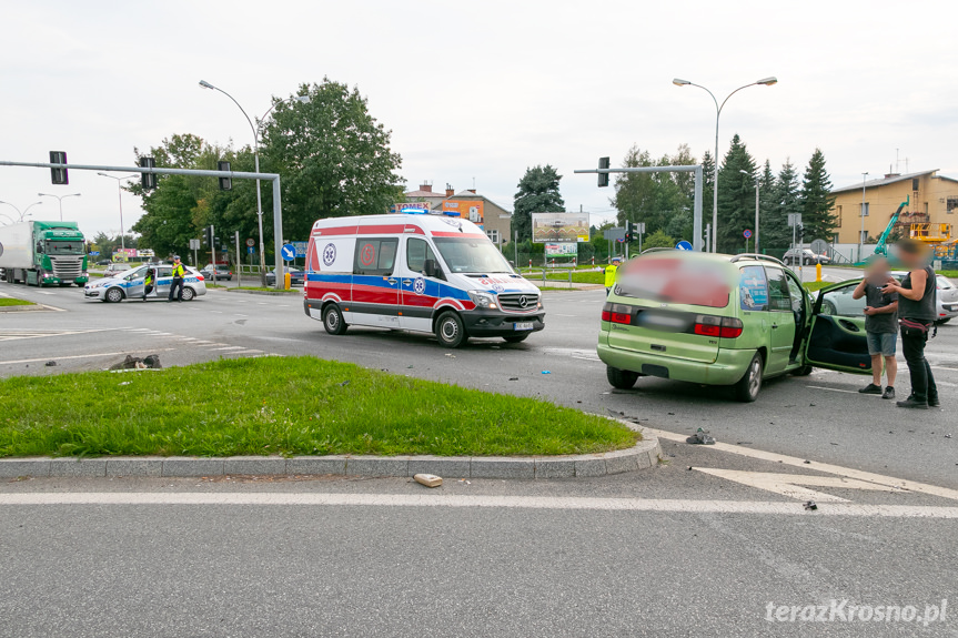 Wypadek w Krośnie