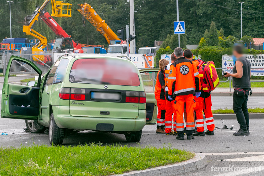 Wypadek w Krośnie