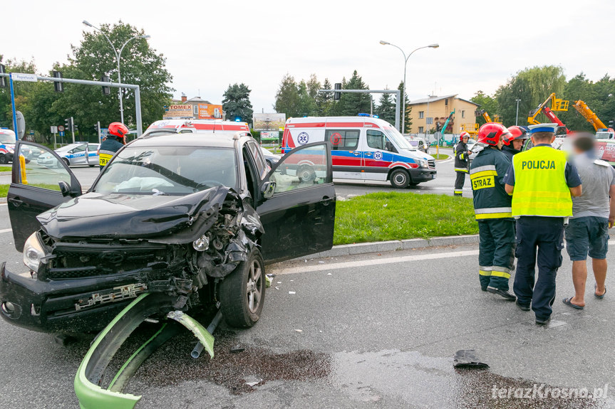 Wypadek w Krośnie