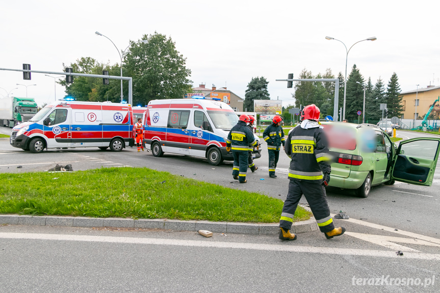 Wypadek w Krośnie