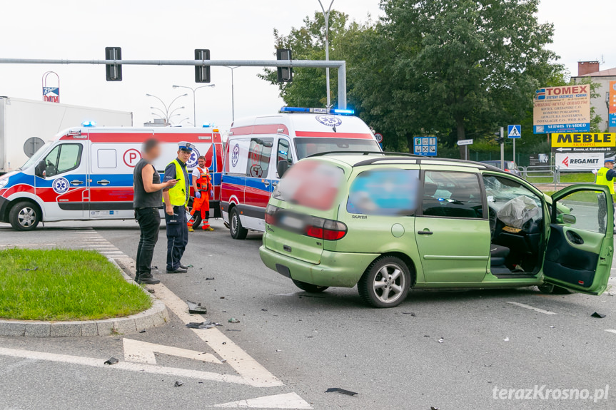 Wypadek w Krośnie