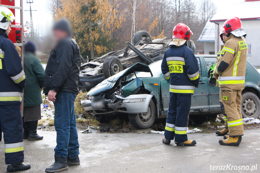 Wypadek w Łękach Dukielskich