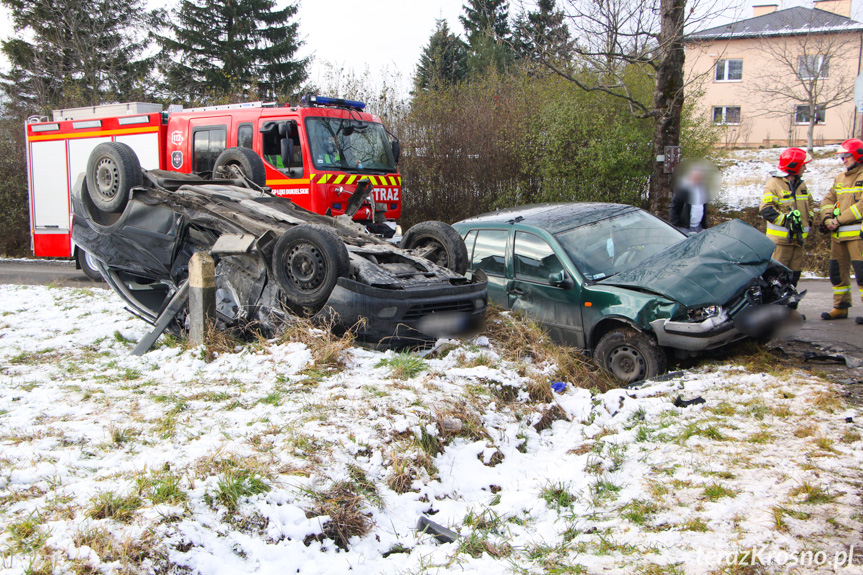 Wypadek w Łękach Dukielskich