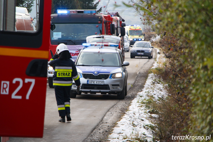 Wypadek w Łękach Dukielskich