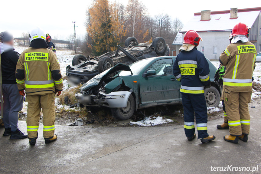 Wypadek w Łękach Dukielskich