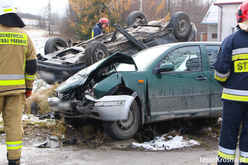 Wypadek w Łękach Dukielskich