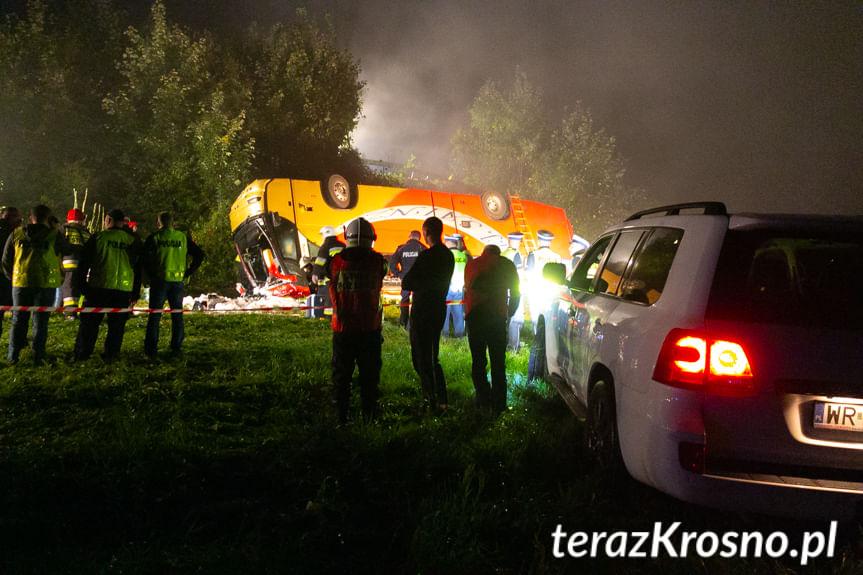 Wypadek w Leszczawie Dolnej