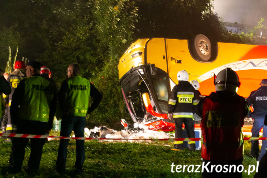 Wypadek w Leszczawie Dolnej