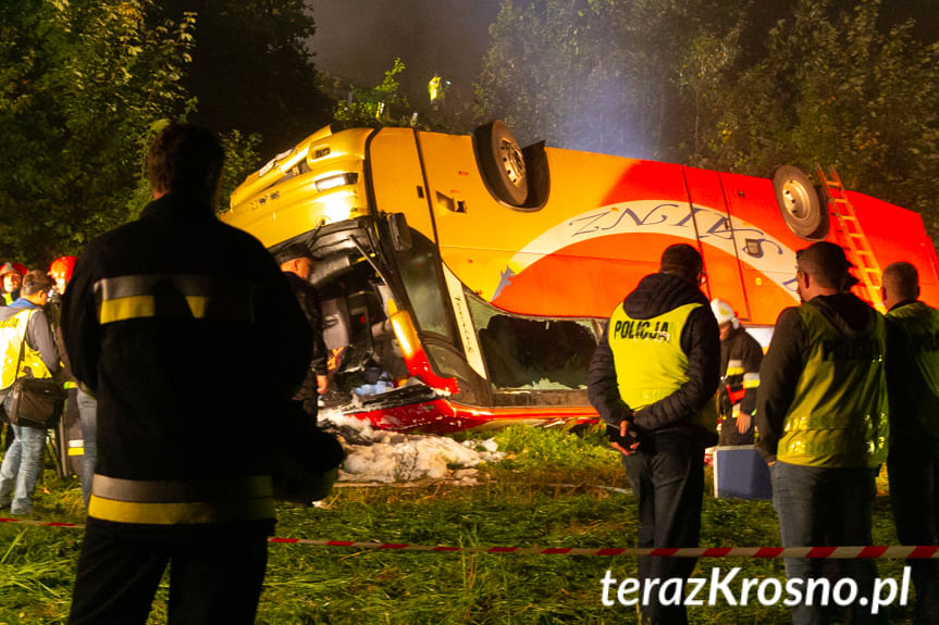 Wypadek w Leszczawie Dolnej