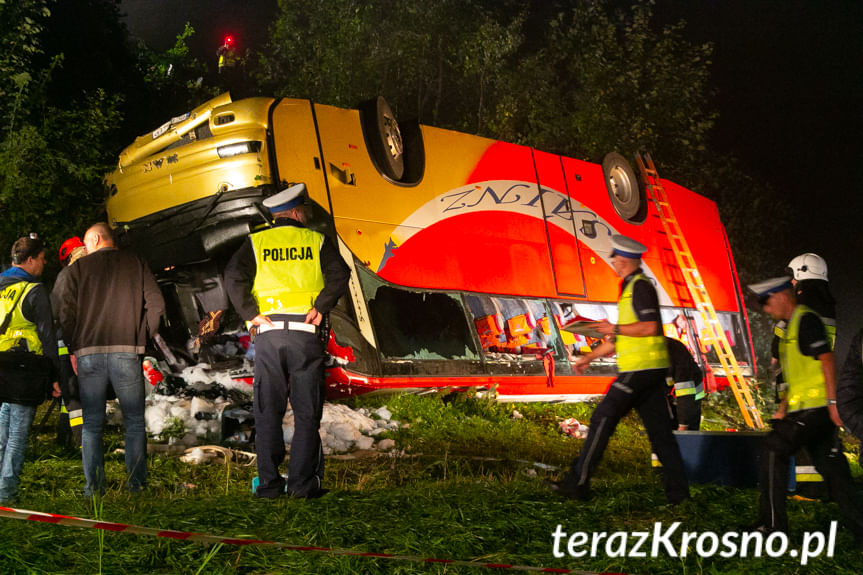 Wypadek w Leszczawie Dolnej