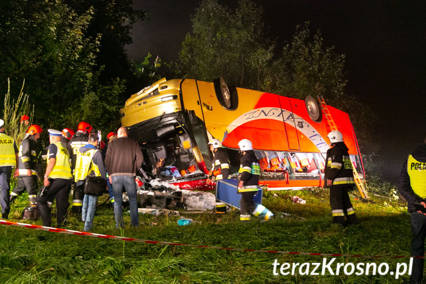 Wypadek w Leszczawie Dolnej