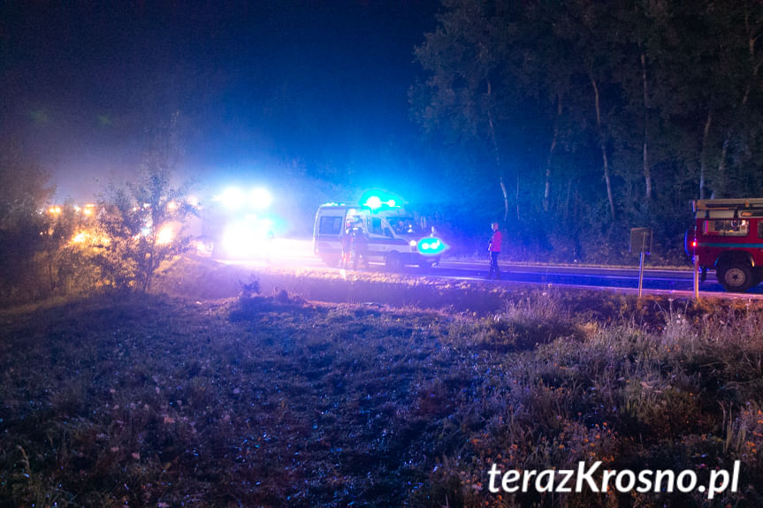 Wypadek w Leszczawie Dolnej