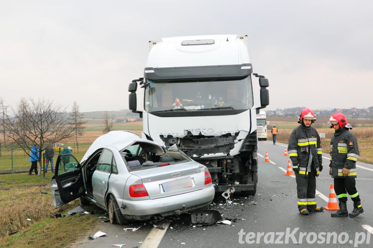 Wypadek w Łężanach