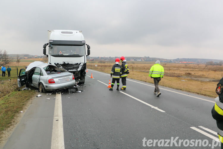 Wypadek w Łężanach