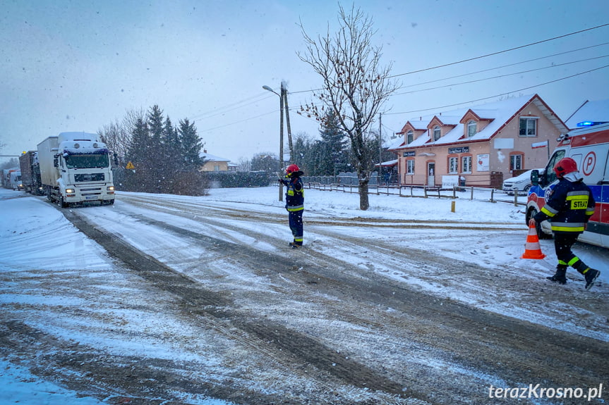 Wypadek w Łężanach