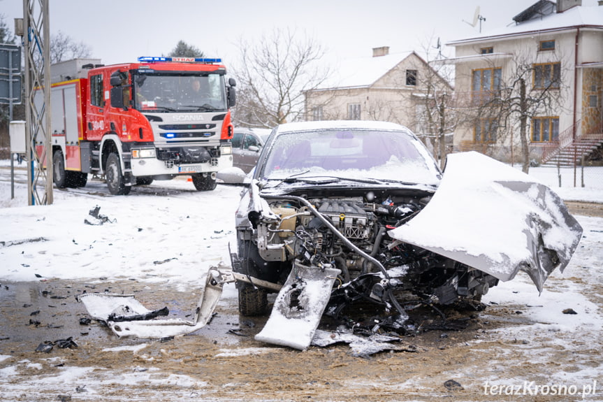 Wypadek w Łężanach