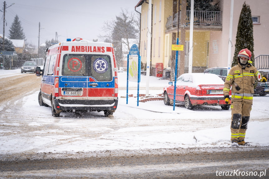 Wypadek w Łężanach