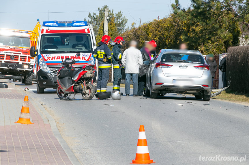 Wypadek w Łężanach