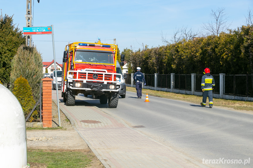 Wypadek w Łężanach