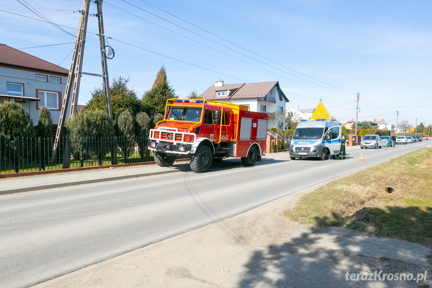 Wypadek w Łężanach