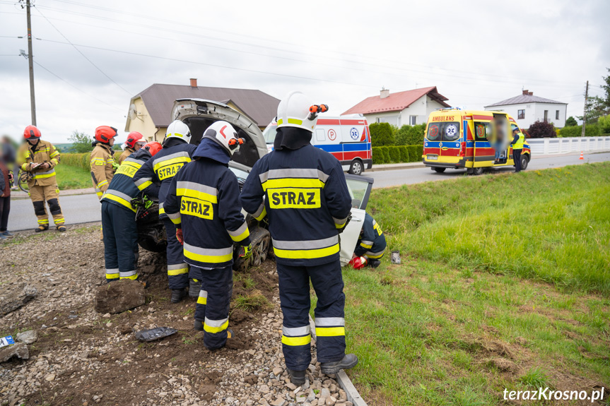 Wypadek w Łężanach