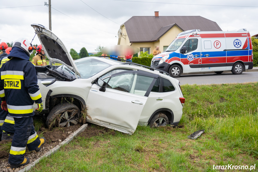 Wypadek w Łężanach