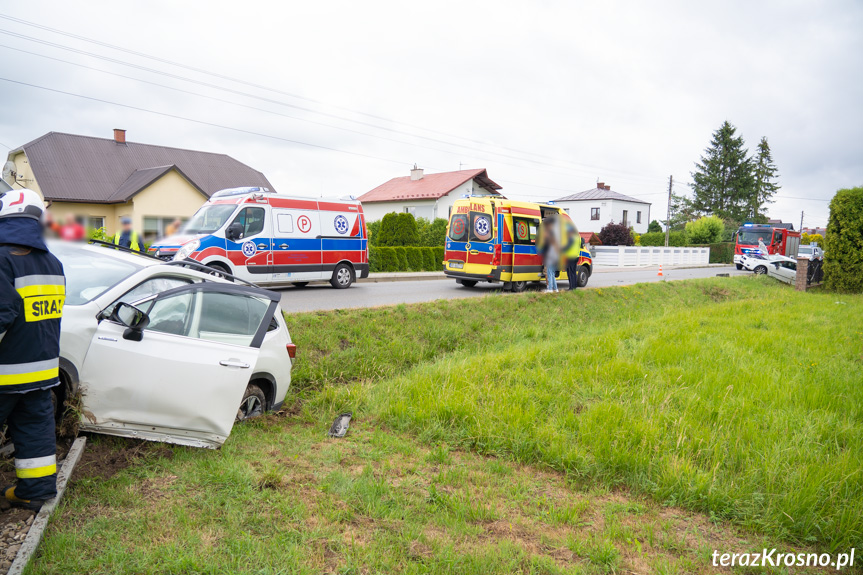 Wypadek w Łężanach