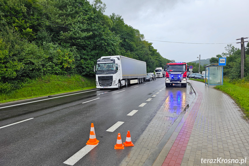 Zderzenie samochodów w Lipowicy