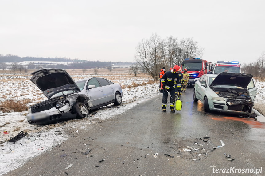 Wypadek w Krośnie na Białobrzeskiej