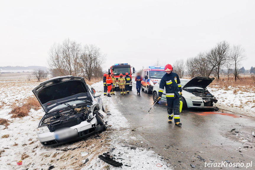 Wypadek w Krośnie na Białobrzeskiej