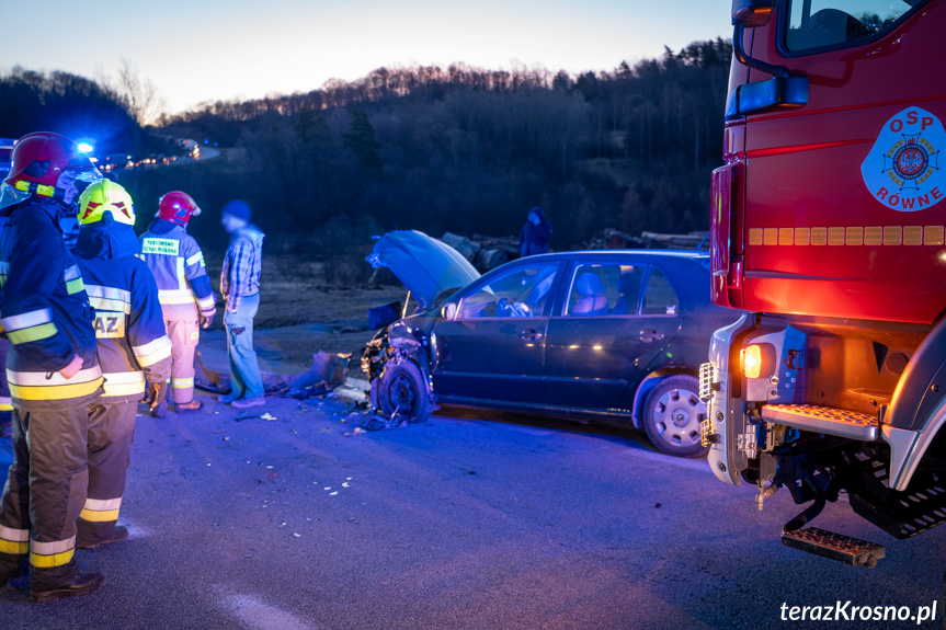 Wypadek w Równem na DK19