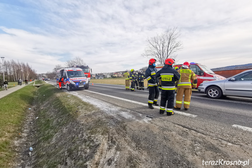 Wypadek w Rymanowie na Bieleckiego