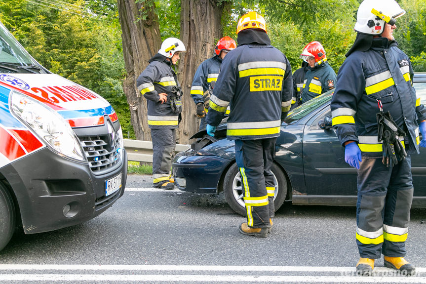 Wypadek w Zboiskach