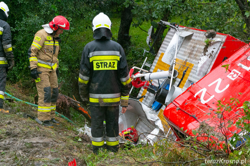 Wypadek wozu strażackiego PSP JRG Strzyżów