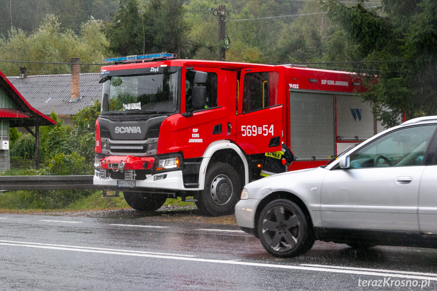 Wypadek wozu strażackiego PSP JRG Strzyżów