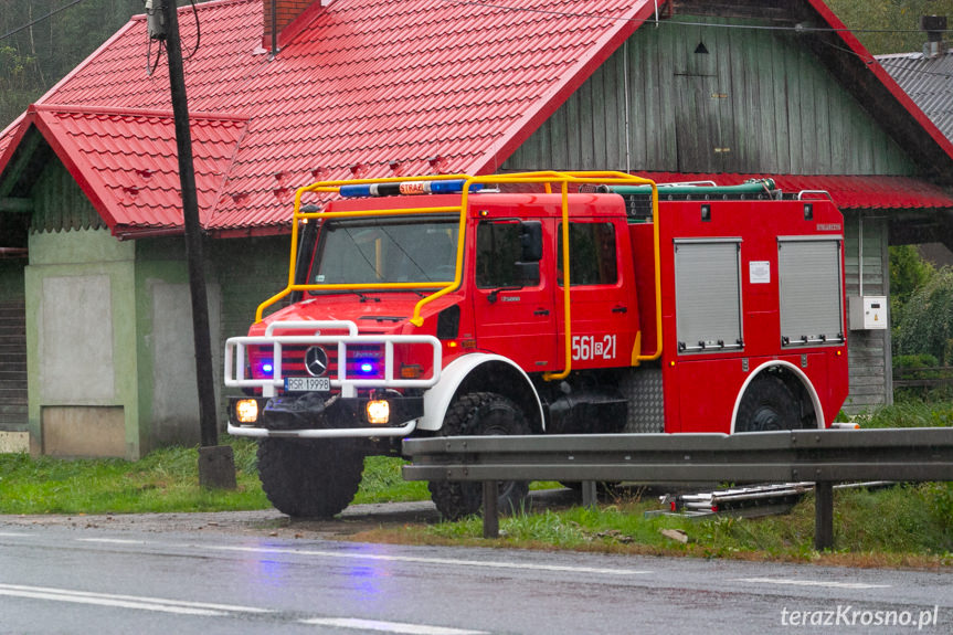 Wypadek wozu strażackiego PSP JRG Strzyżów