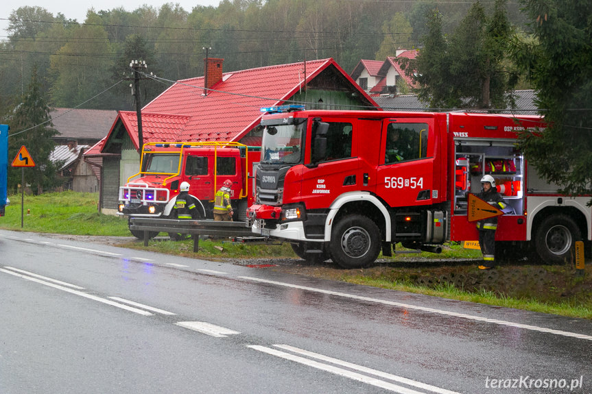 Wypadek wozu strażackiego PSP JRG Strzyżów