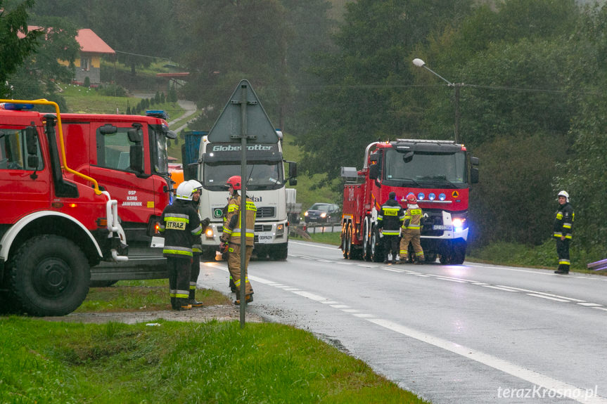 Wypadek wozu strażackiego PSP JRG Strzyżów