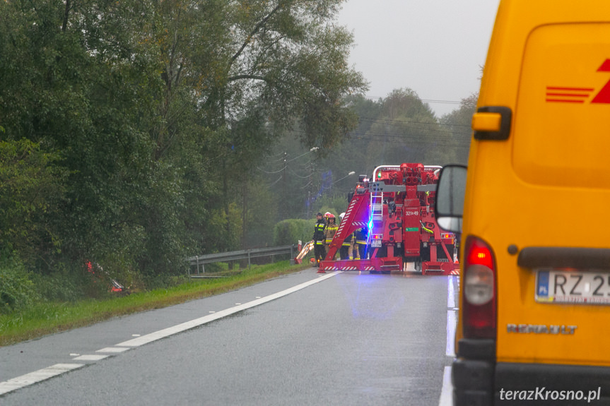 Wypadek wozu strażackiego PSP JRG Strzyżów